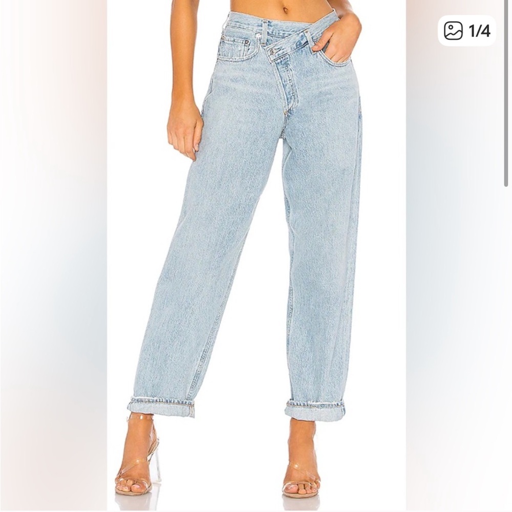 Agolde Criss Cross Jean in Suburbia